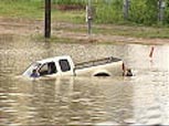 Flooded vehicle
